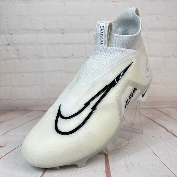 Nike Alpha Menace Elite 3 White Platinum Football Cleats Mens Sz 11 (DM1792-109) - Picture 3 of 10
